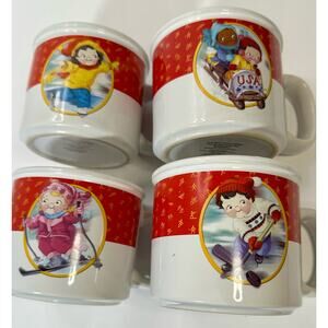 Vintage Campbell's Soup 2002 Salt Lake Olympic Soup Mugs Set of 4